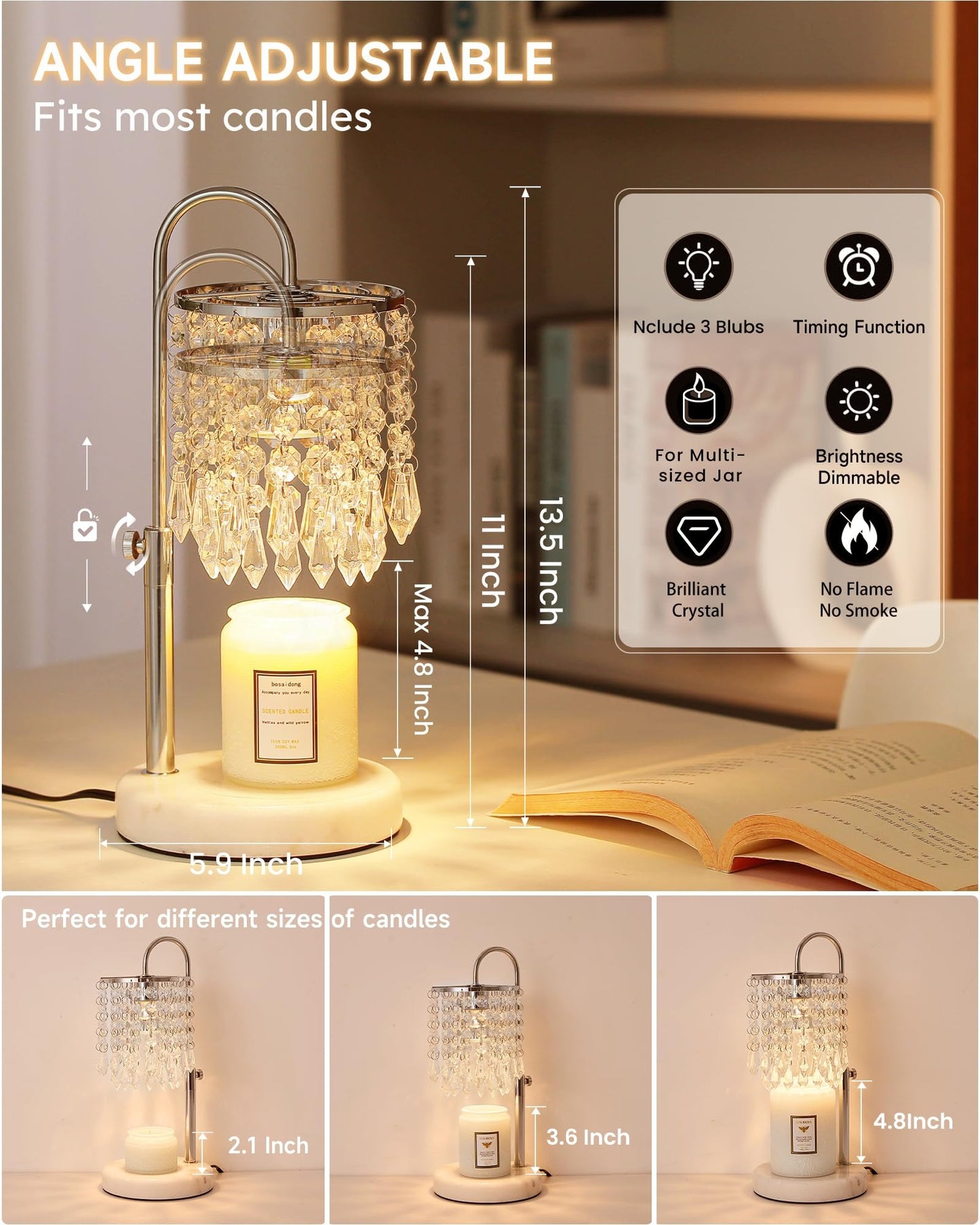 Fragrance Candle Warmer Lamp
