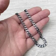 Silver Men's Chain with free Bracelet