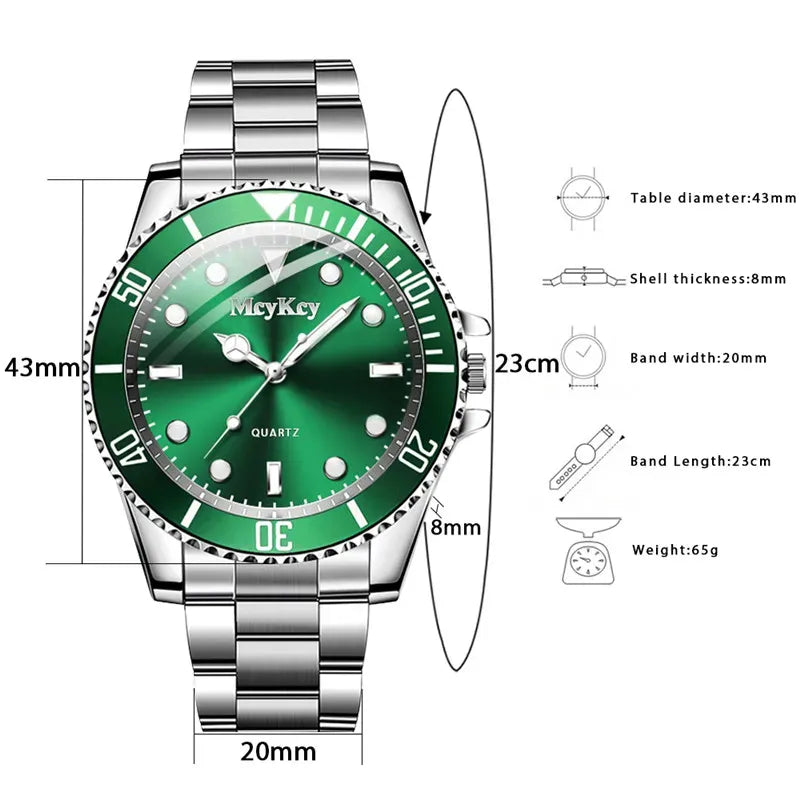 Fashion Large Dial Men Watch