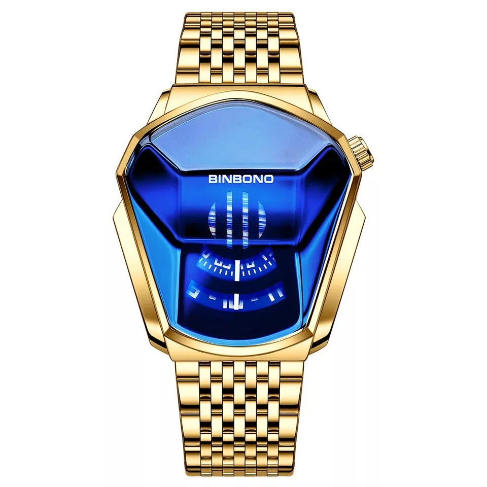 Luxury Men's Stainless Steel Wrist Watch