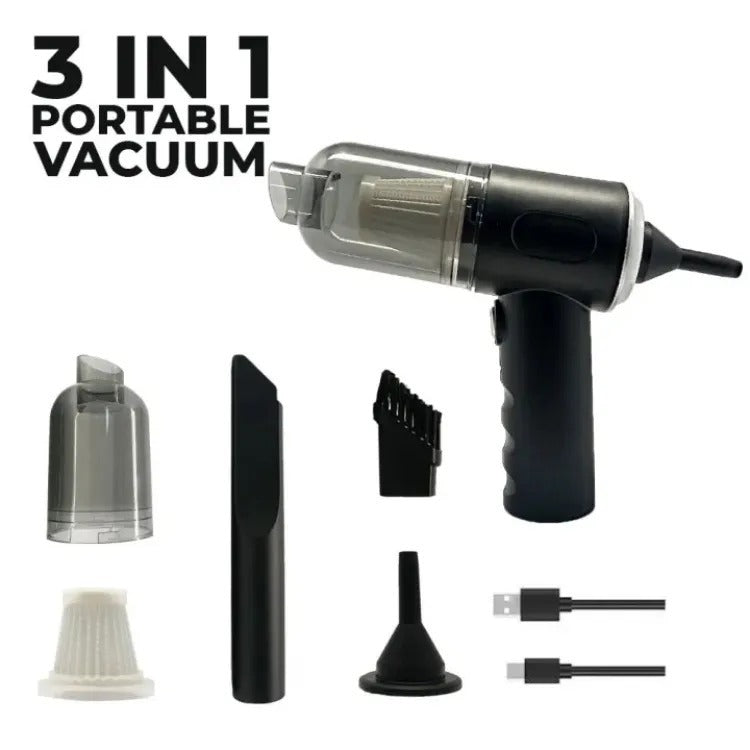 3 in 1 Portable Wireless Vacuum Cleaner