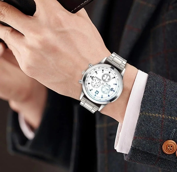 Stylish Stainless Steel Analog Mens Watches
