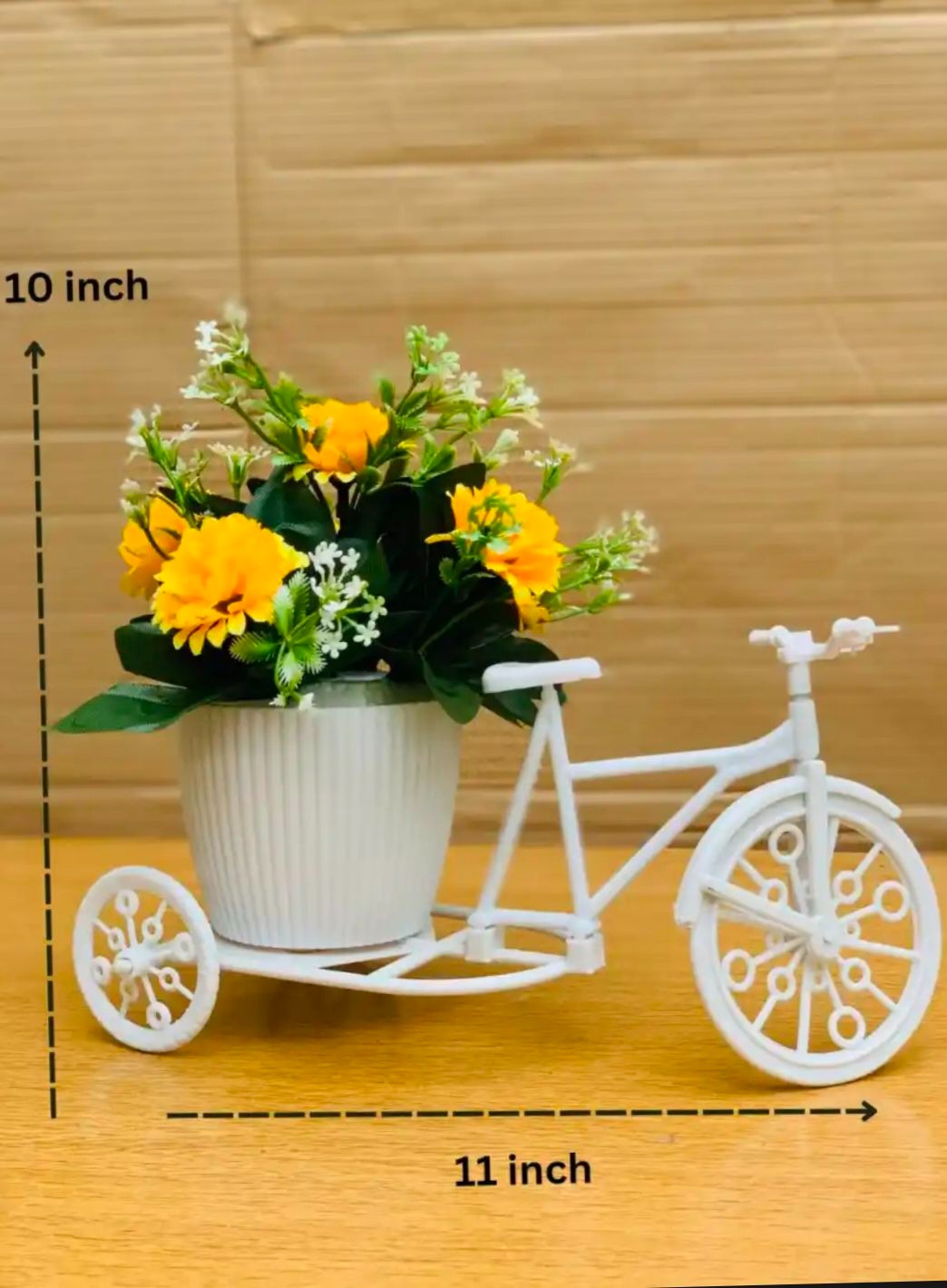 Unique Floral Cycle Decoration
