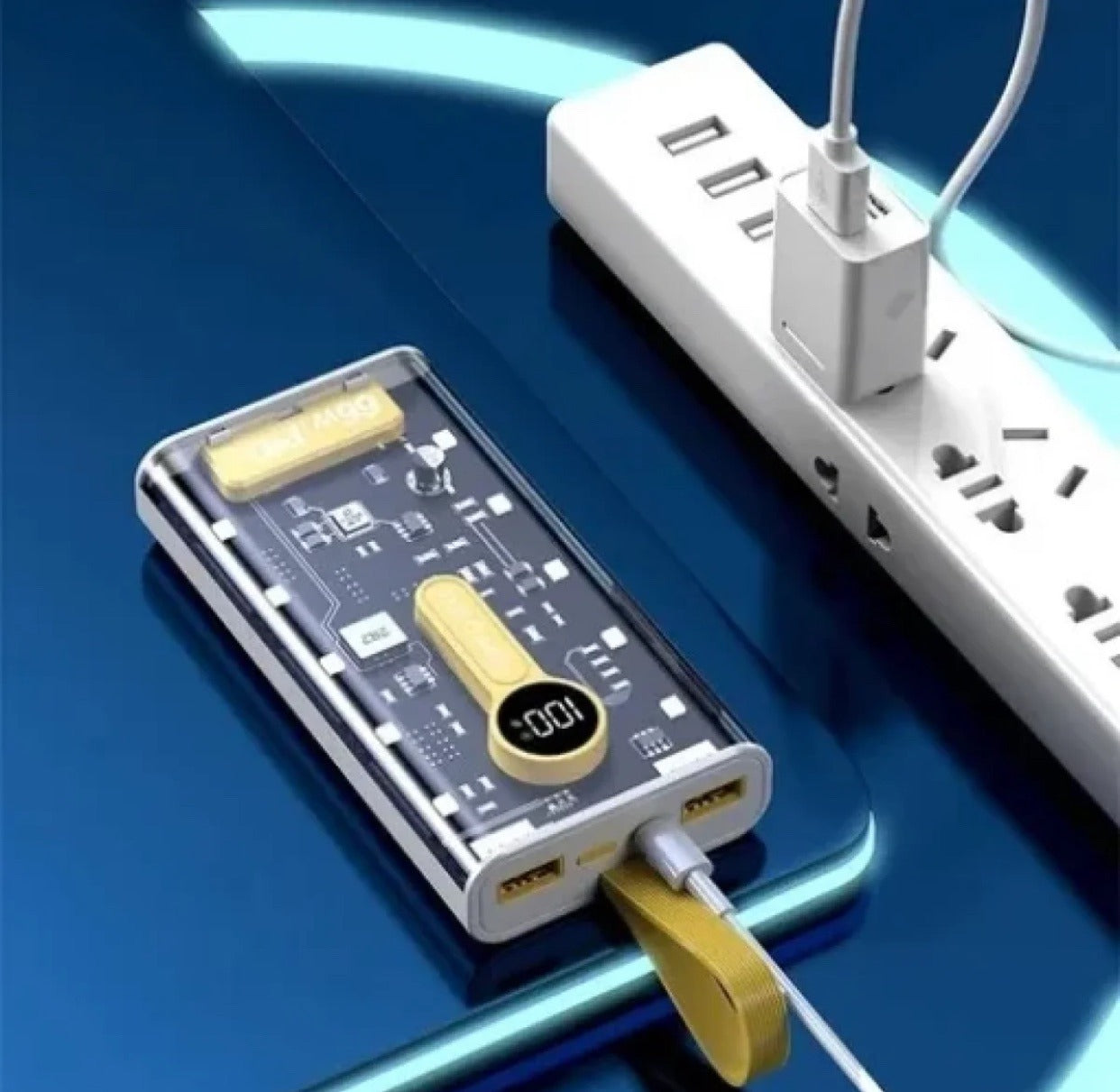 Transparent 20000mAh Power Bank