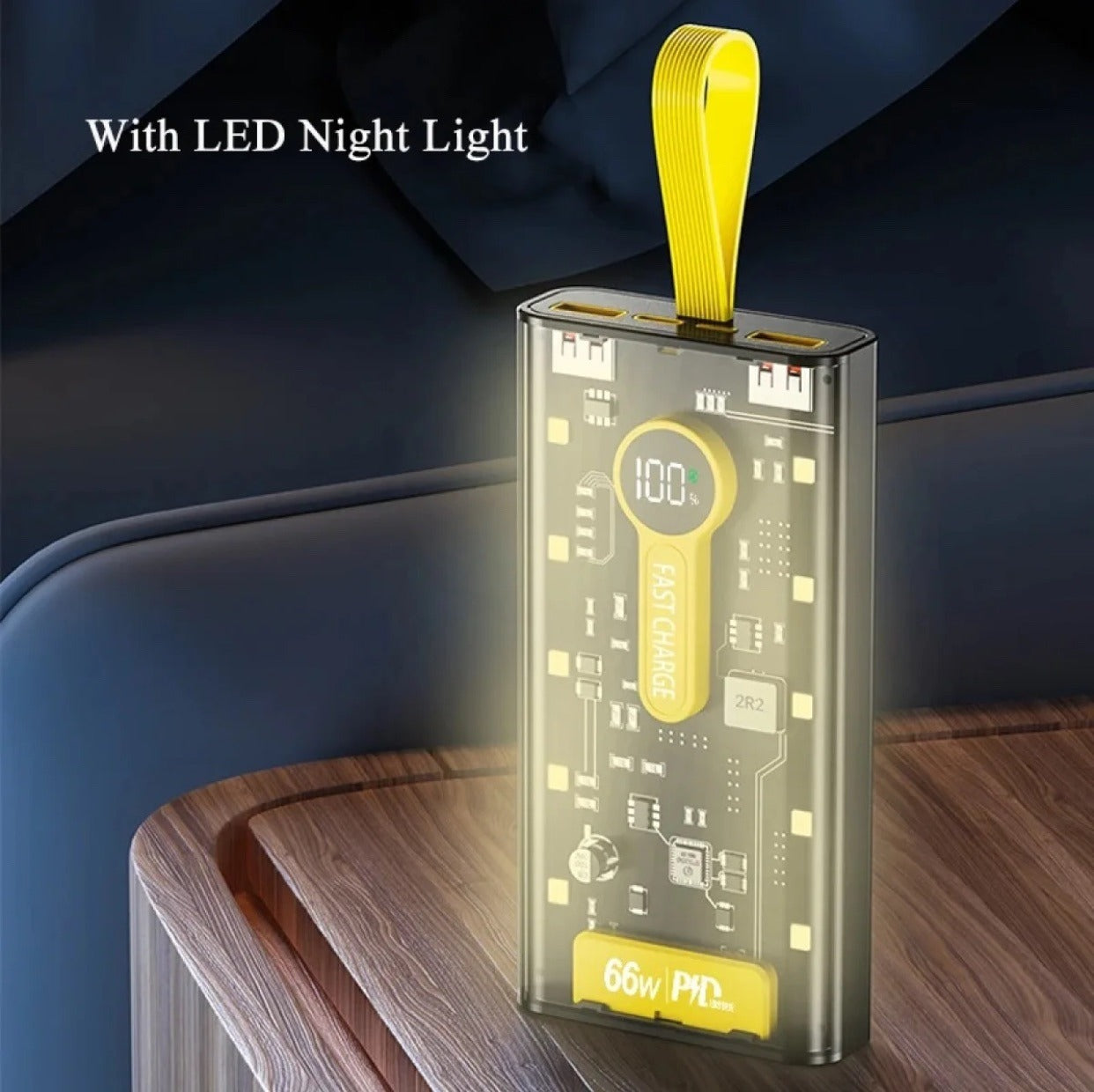 Transparent 20000mAh Power Bank