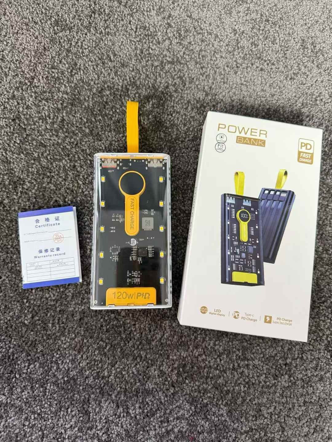 Transparent 20000mAh Power Bank