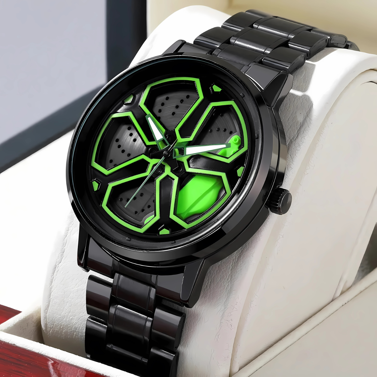 Rotating Wheel Dial Watch for Men