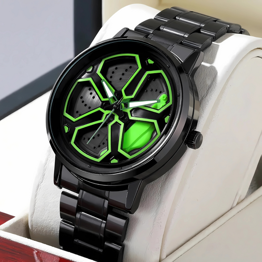 Rotating Wheel Dial Watch for Men