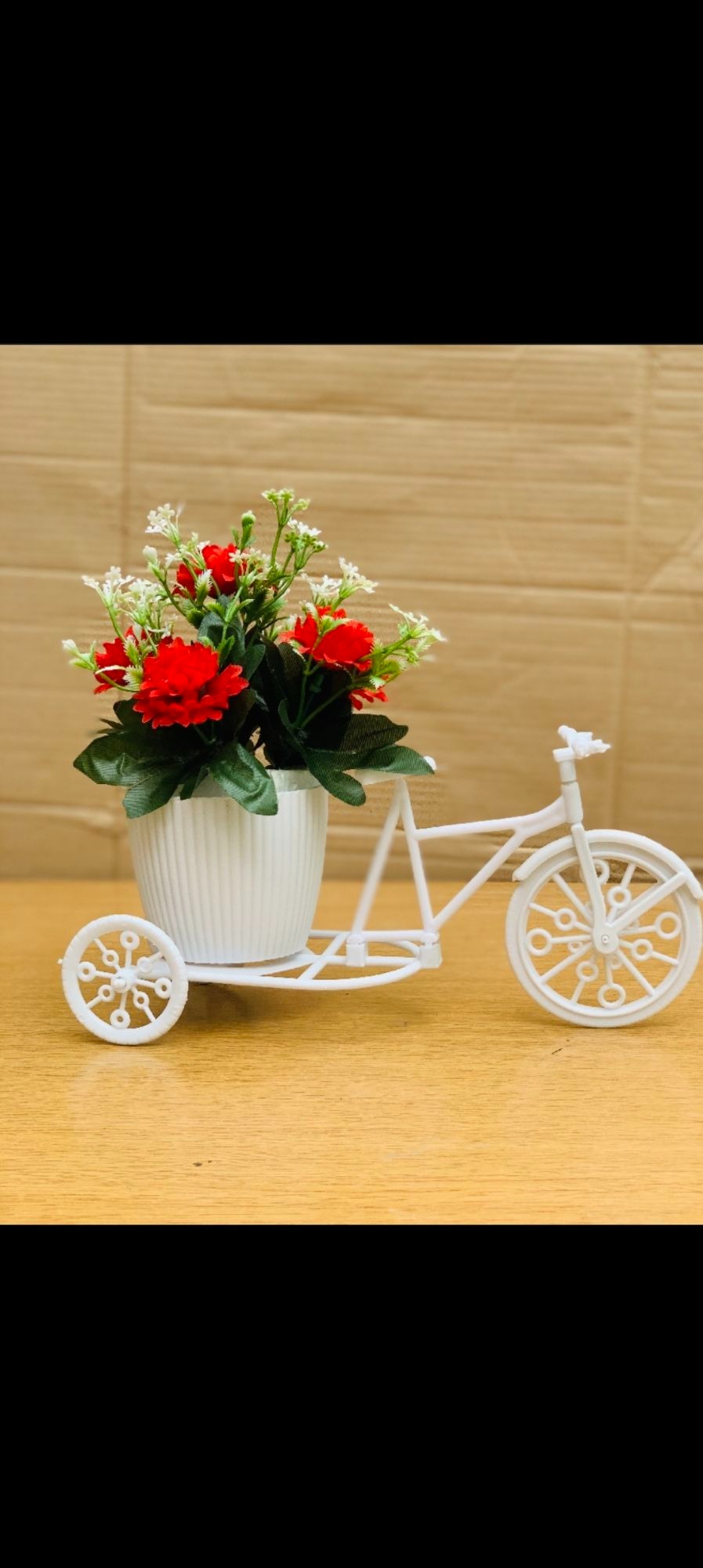 Unique Floral Cycle Decoration