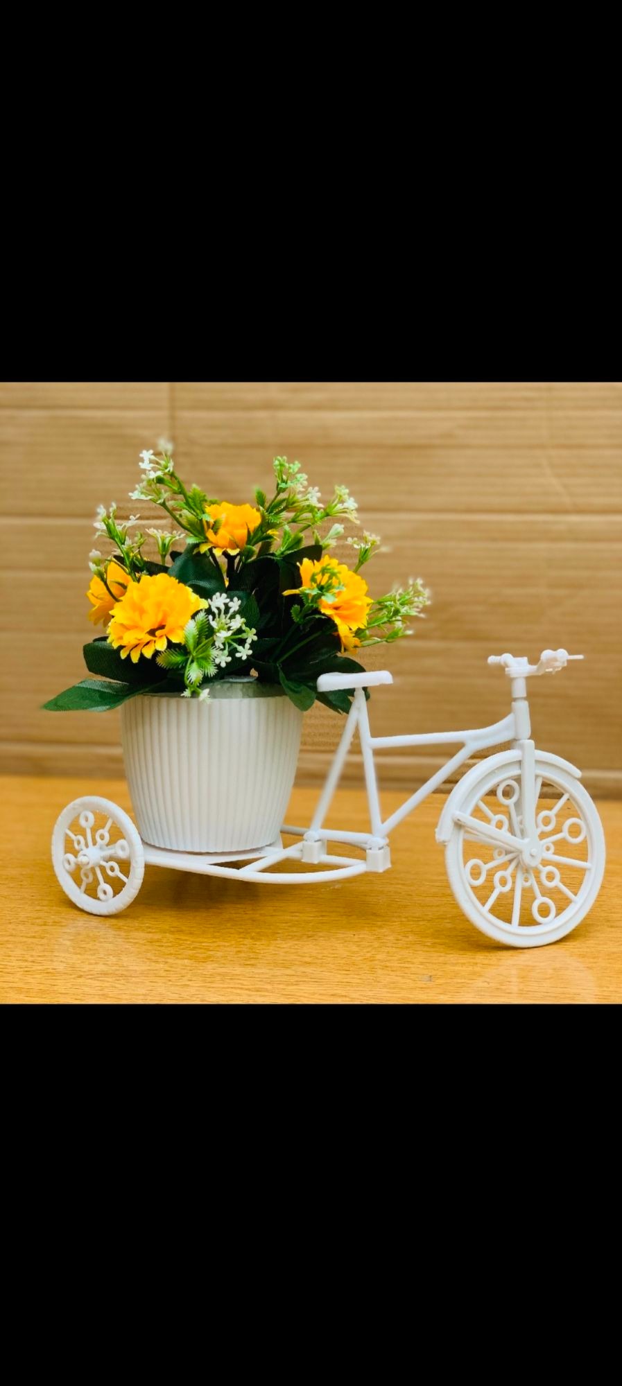 Unique Floral Cycle Decoration