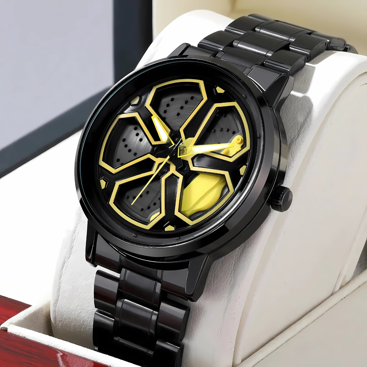 Rotating Wheel Dial Watch for Men