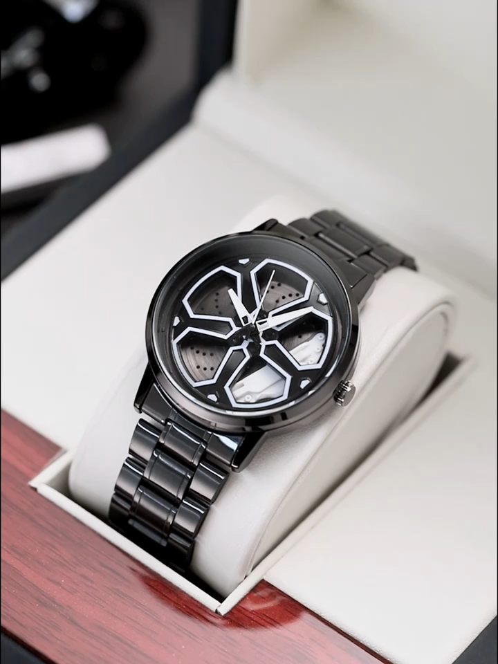 Rotating Wheel Dial Watch for Men