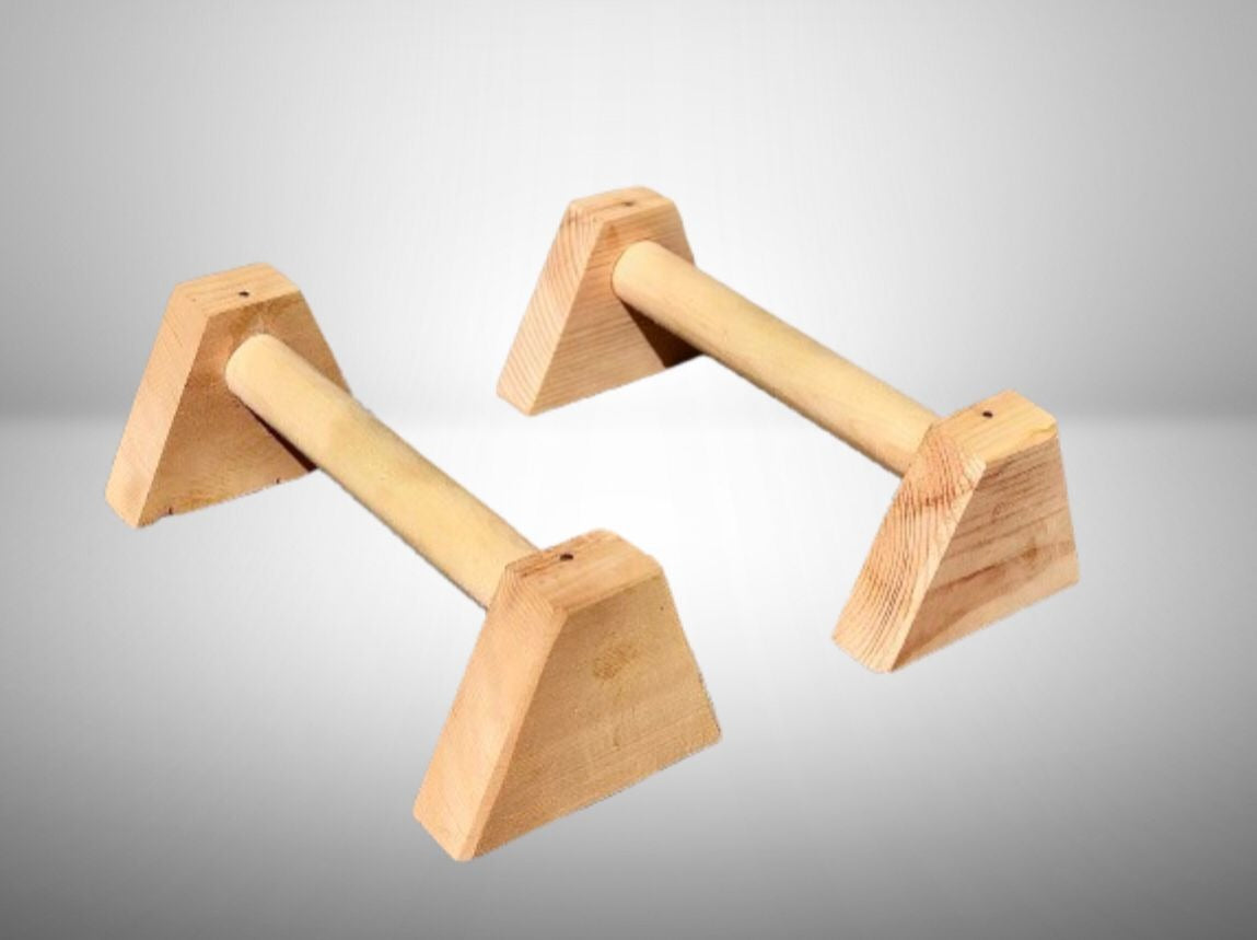 Wooden Parallettes for Calisthenics