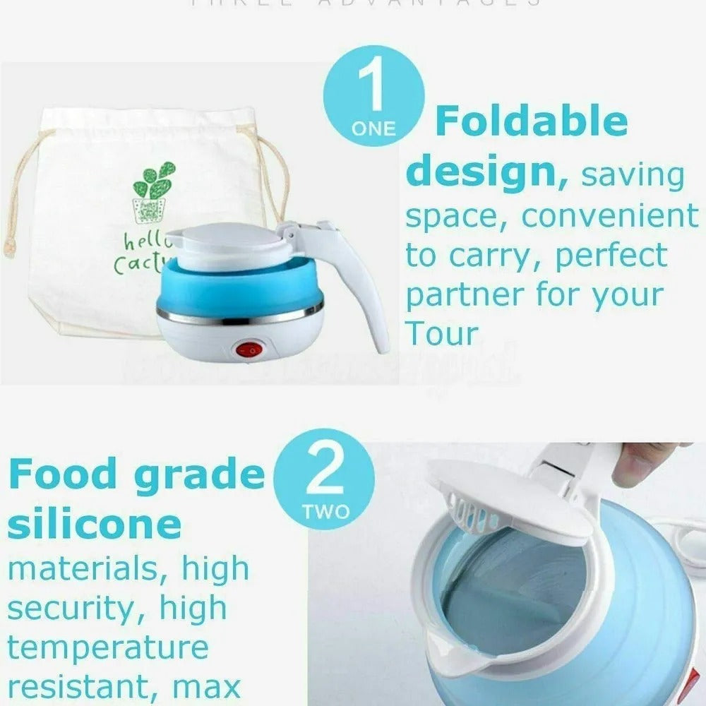 Foldable and Rechargeable Electric Kettle